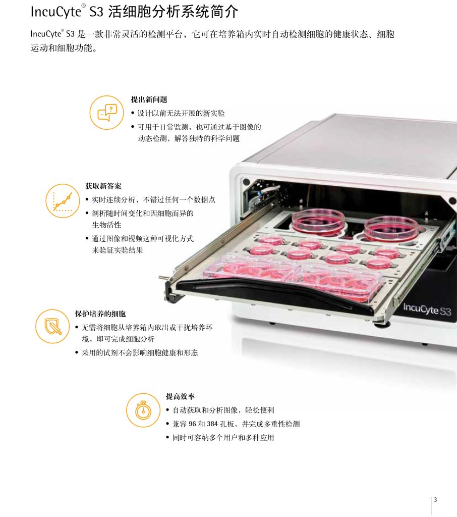 LCD服务——IncuCyte S3 活细胞分析系统